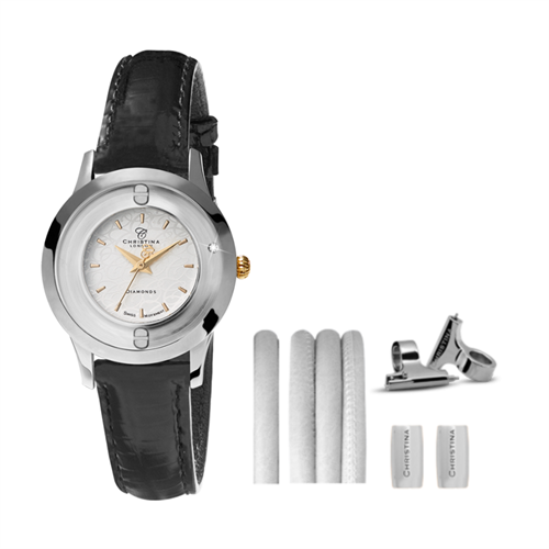 Collect ur 334BWBL + Hvid Watch Cord set - Christina Jewelry & Watches
